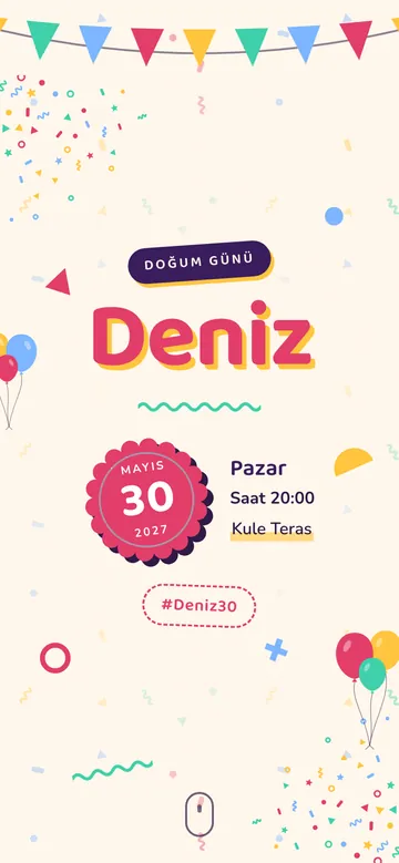 Şenlik şablonu